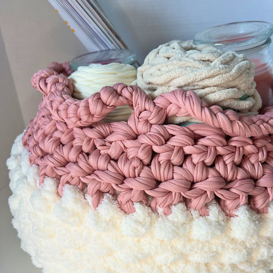 Comfort Cradle Basket - Crocheted Storage Basket