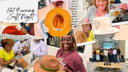 Burn, Style, Create: A Recap of Our Custom Hat Burning Workshop