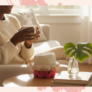 handmade crocheted baskets