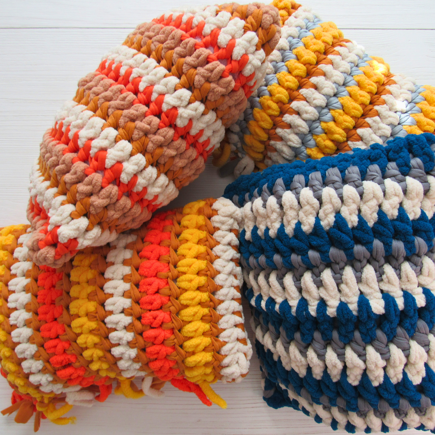 Multicolors Cozy Handmade Mini Pillow