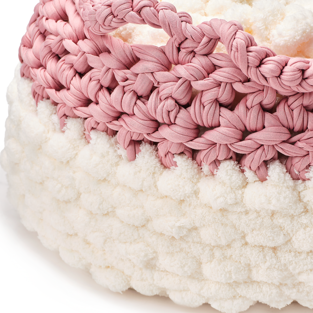 Comfort Cradle Basket - Crocheted Storage Basket