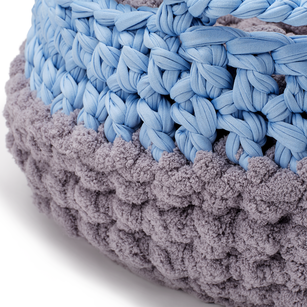 Comfort Cradle Basket - Crocheted Storage Basket