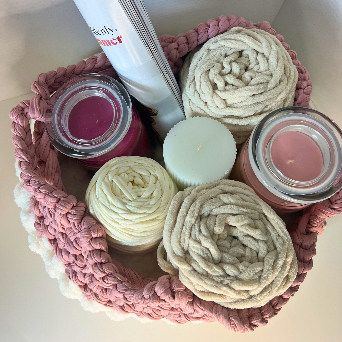Comfort Cradle Basket - Crocheted Storage Basket